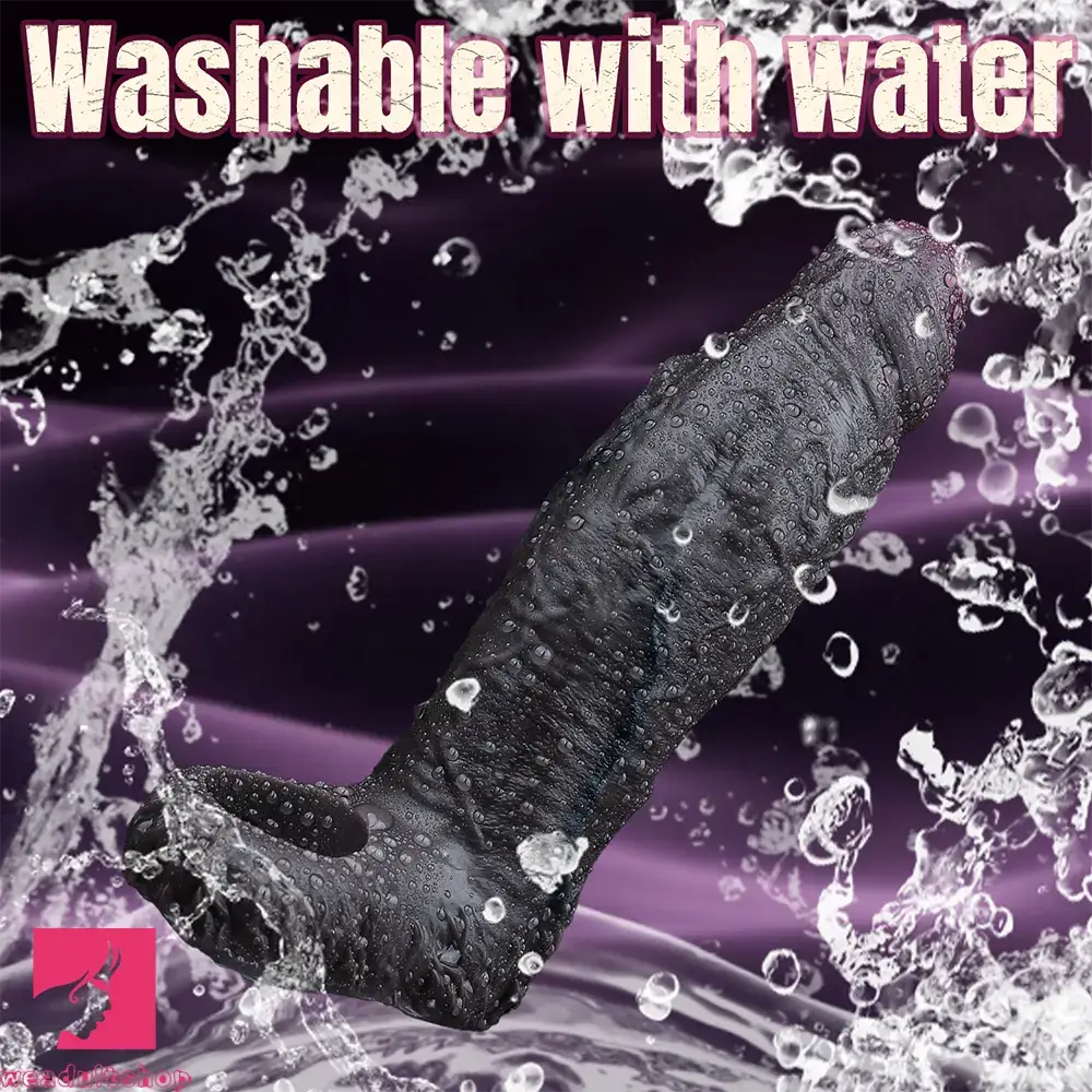 6.69in Uncut Vivid Glans Lifelike Veins Penis Sleeve Dildo Adult Love Toy