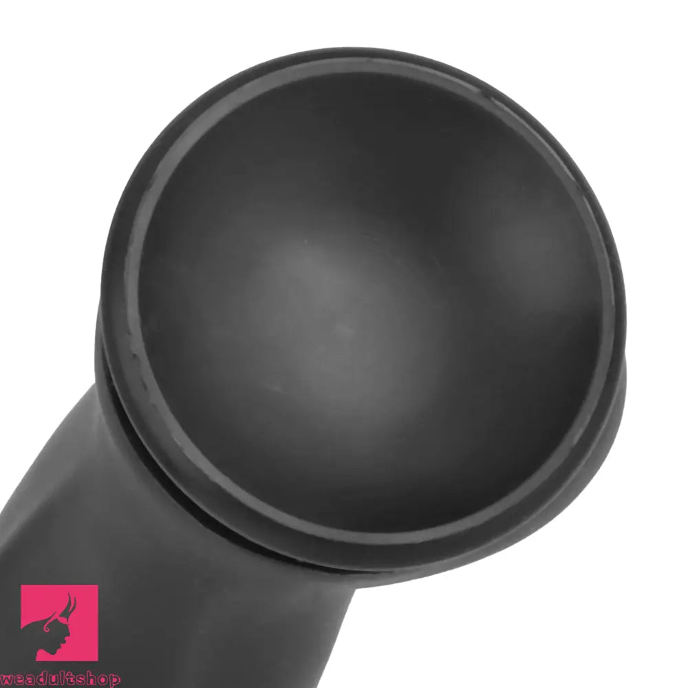 9.44in Manual Thick Upturned Silicone Soft Big Dildo For Anal Vaginal Cock