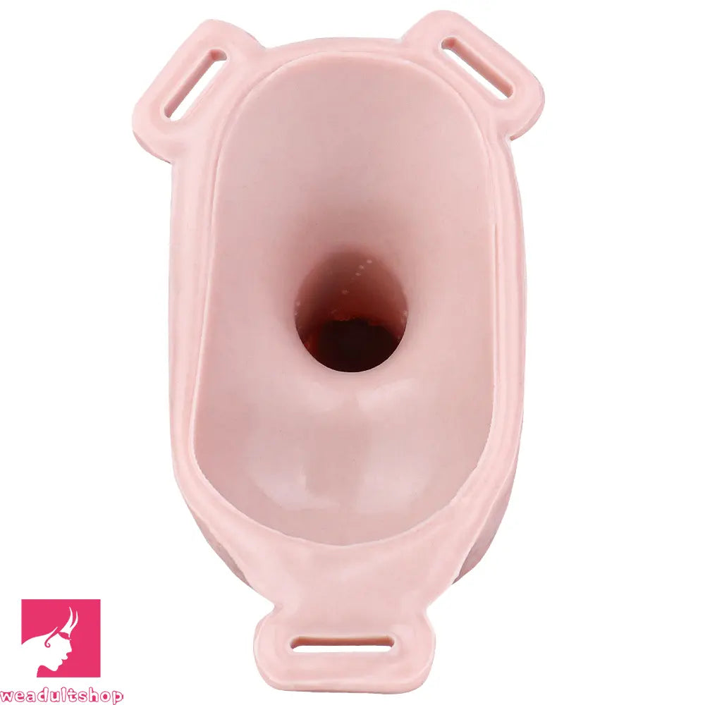 8.07in Realistic Strap on Extender Cock Sleeve Dildo Stretchable Cock Ring