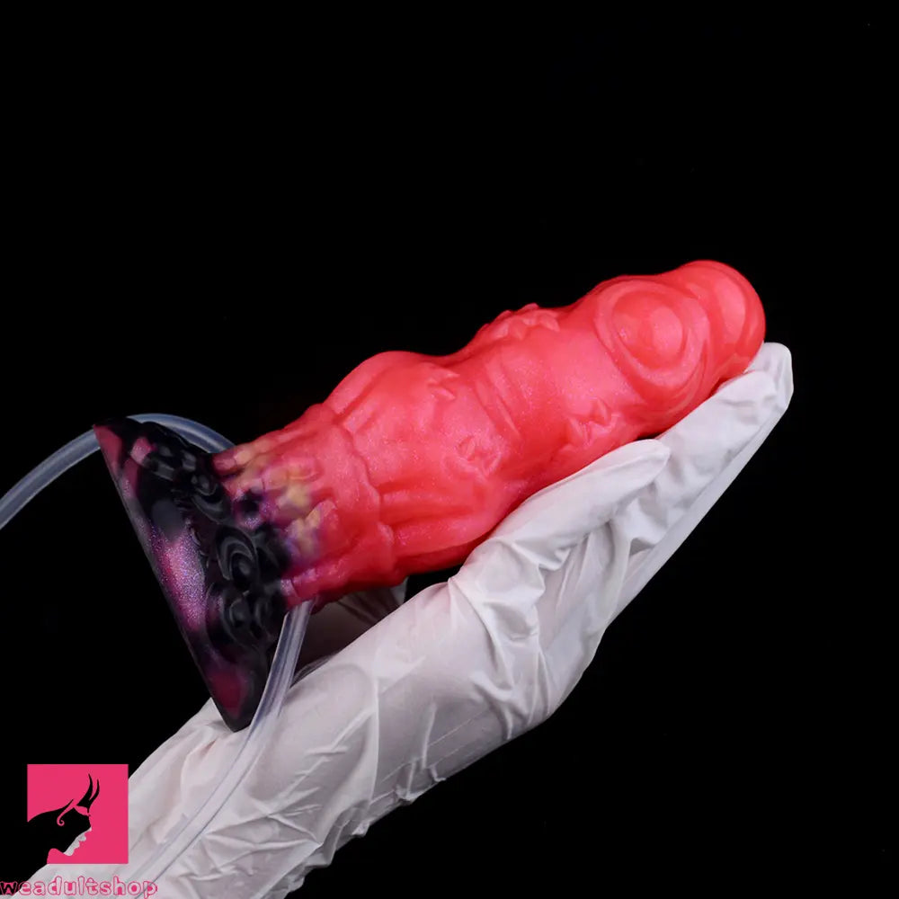 5.91in Fantasy Odd Silicone Soft Inflatable Spraying Water Dildo Sex Toy