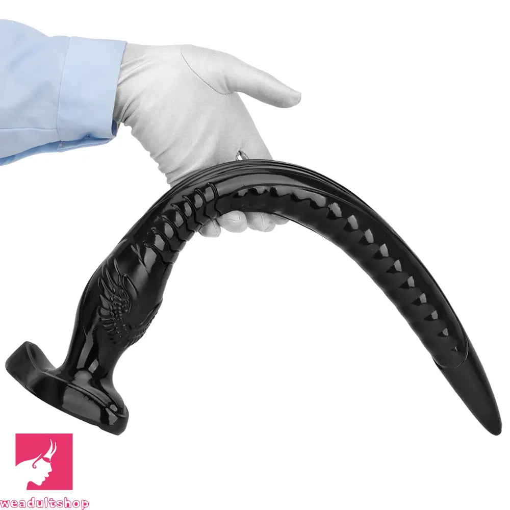 12.2in 16.14in 20.07in Black Super Long Large Out Anal Plug Cock Dildo