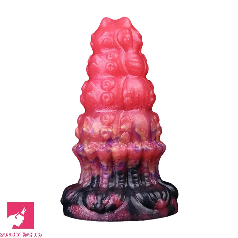 5.83in Fantasy Odd Silicone Soft Cock Dildo Hands-Free Clit Stimulator