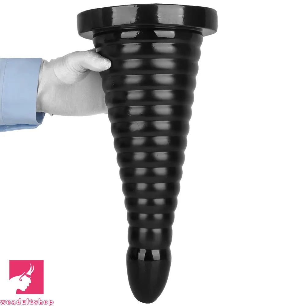 10.23in 14.56in Large Thread PVC Pagoda Thick Large Anal Plug Cock Dildo