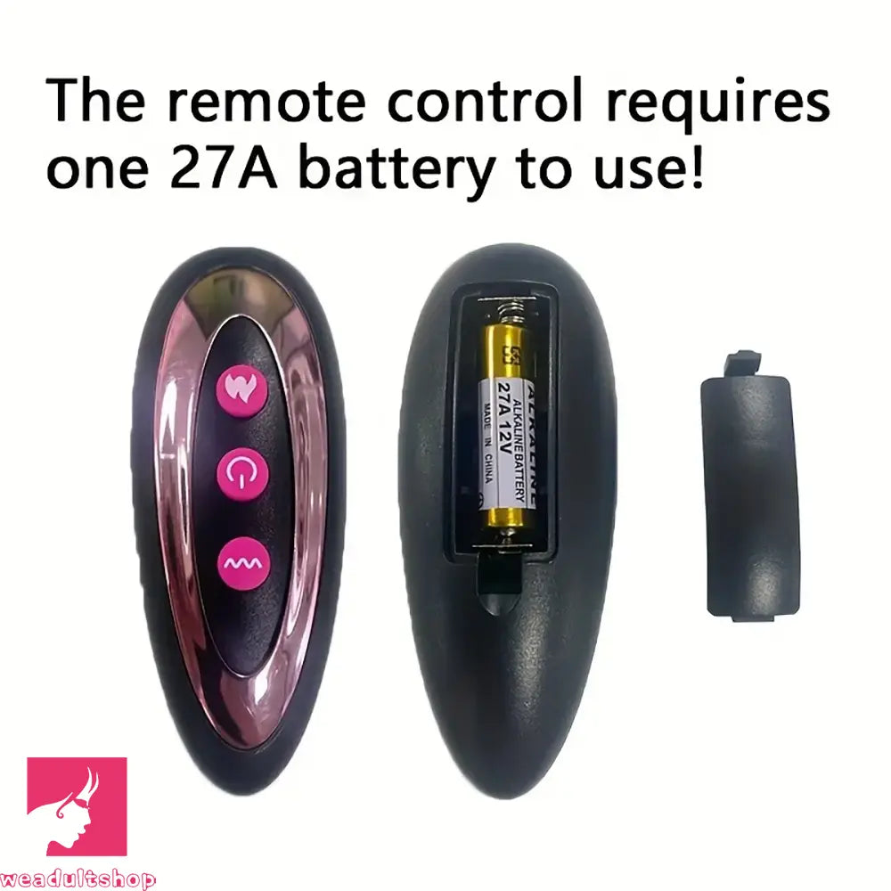 9.45in Telescopic Heating Vibrating Multi-Functional Silicone Pleasure Dildo