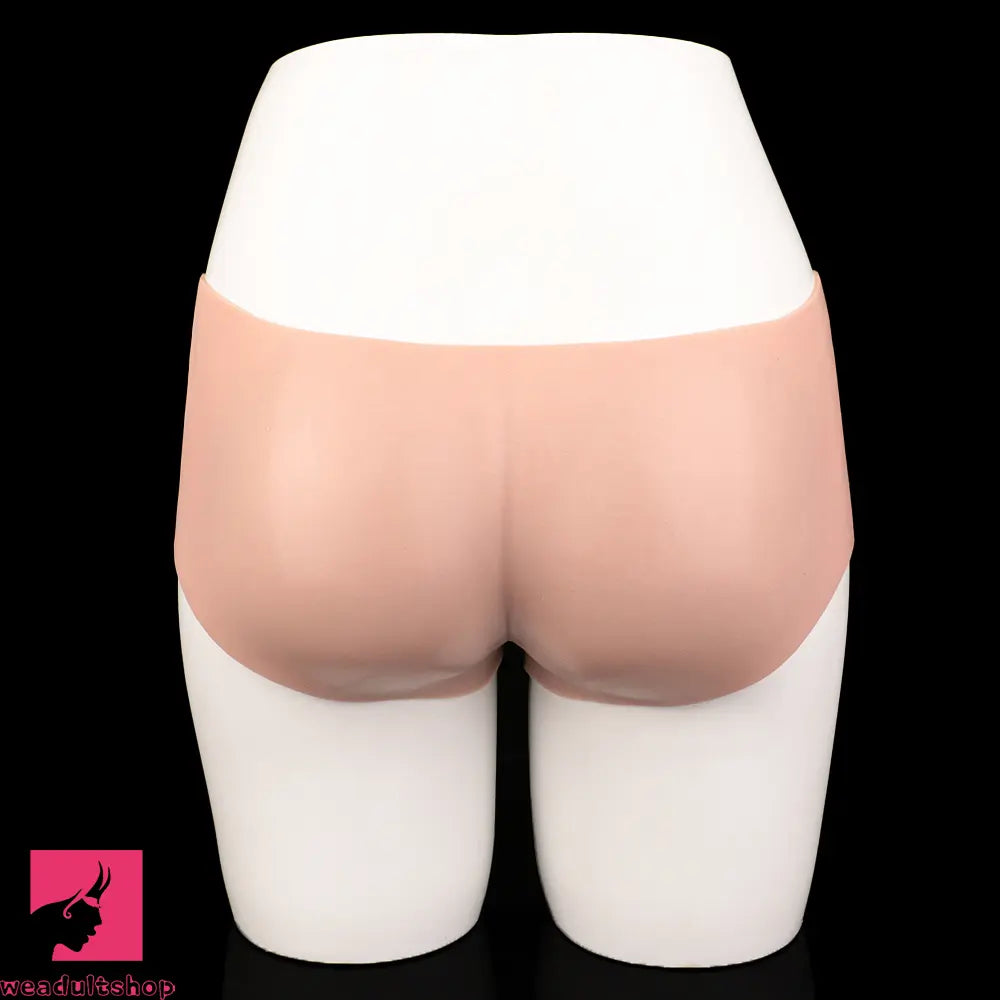 7.44in Hollow Penis Dildo Sleeve Silicone Soft Pants Sex Toy For Women