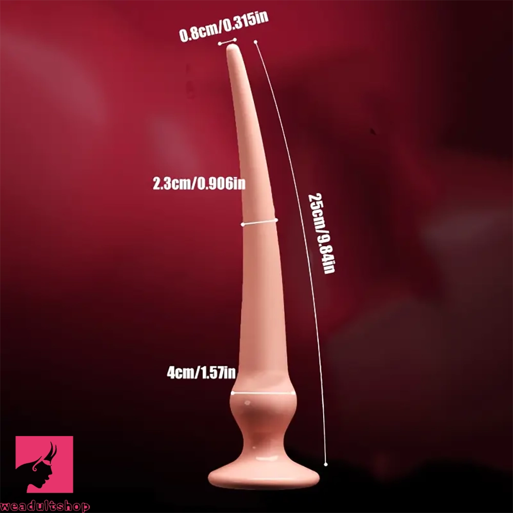 8.07in 9.84in TPE Big Cock Anal Plug Dilator Adults Intimate Dildo