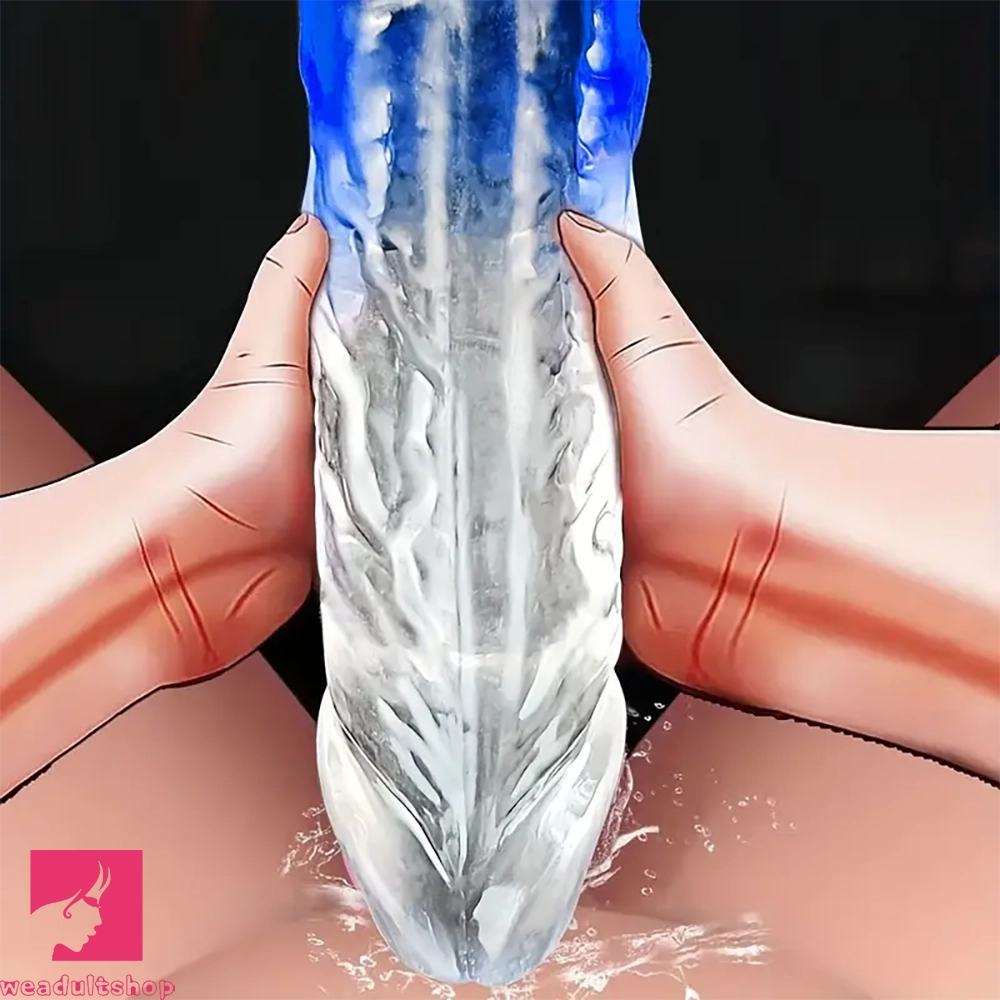 7.48in 8.26in Transparent Realistic TPE Dildo For Women Men Orgasm