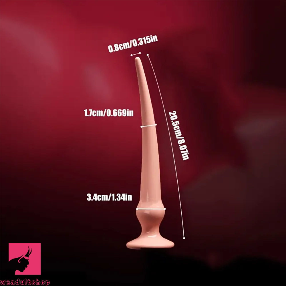 8.07in 9.84in TPE Big Cock Anal Plug Dilator Adults Intimate Dildo