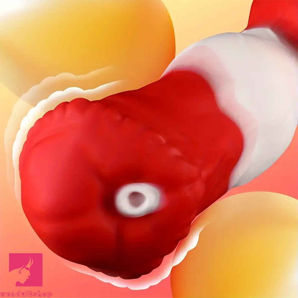 6.9in 7.9in 8.7in Silicone Soft Horse Knot Fantasy Animal Penis Dildo