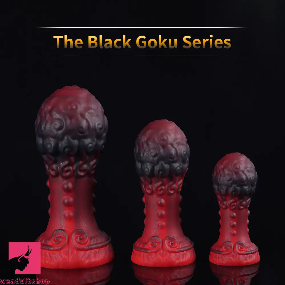 5.51in 7.08in 9.05in Spiked Silicone Round Silicone Soft Odd Dildo Anal Plug