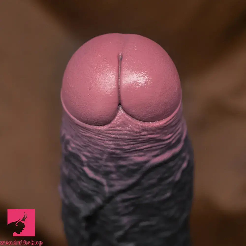 8.07in 9.84in 12in Foreskin Big Dildo Strap on Realistic Uncut Glans Soft Toy