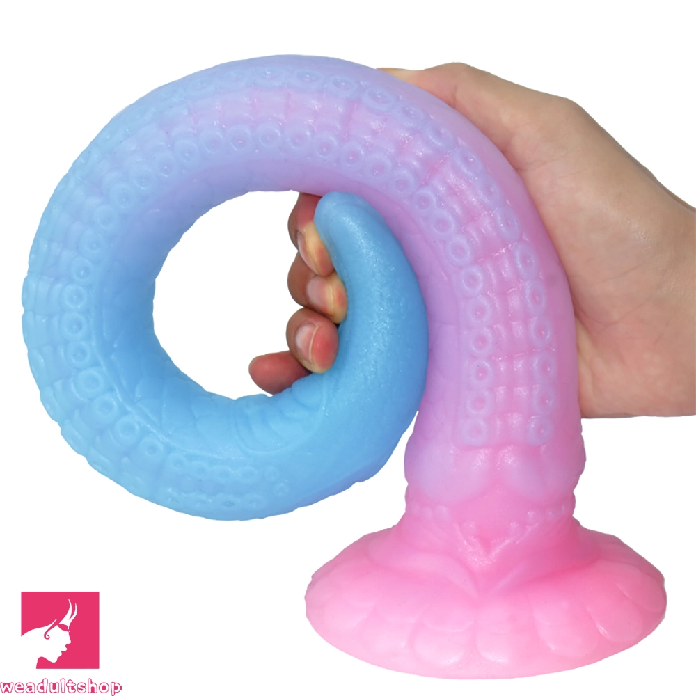 18.1in Luminous Soft Dragon Big Animal Tentacle Dildo For Female Prostate