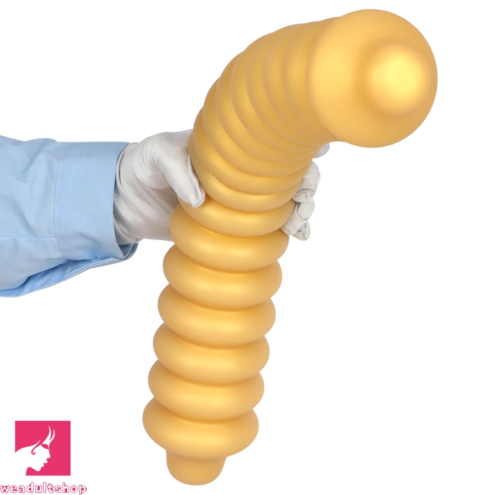 19.68in Silicone Long Large Double Head Threaded Fat Anal Plug Cock Dildo