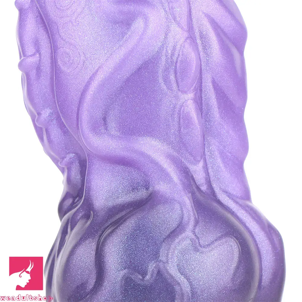 10.15in Dual Density Silicone Knot Monster Dildo G-Spot Anal Love Toy