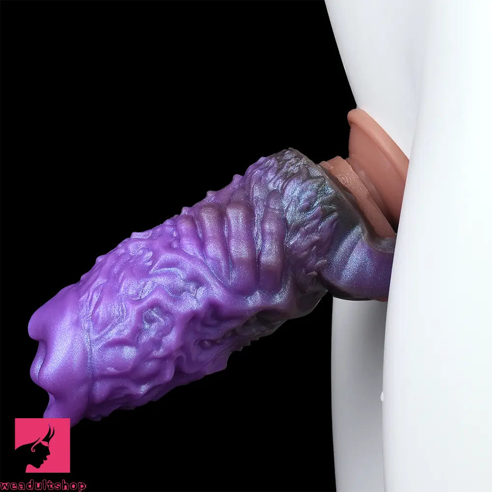 5.78in Dragon Beast Creature Fantasy Hollow Silicone Soft Dildo Sleeve