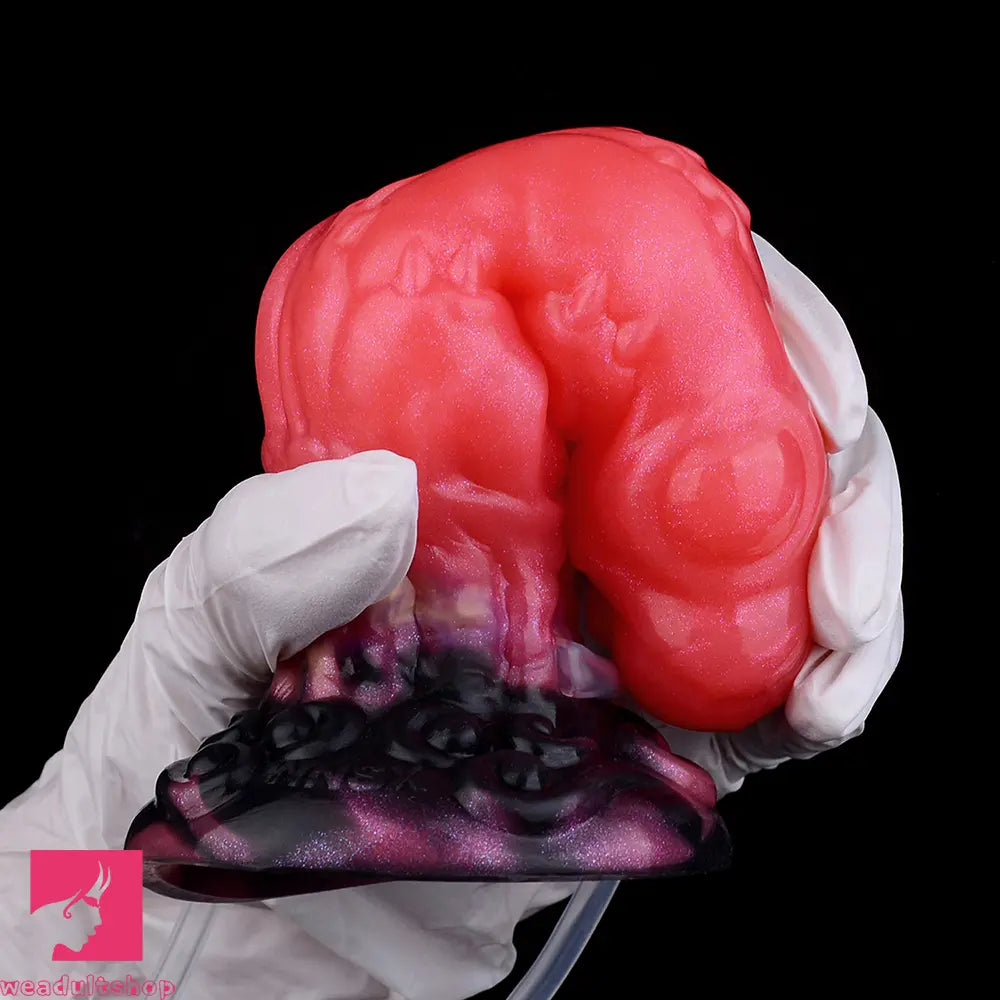 5.91in Fantasy Odd Silicone Soft Inflatable Spraying Water Dildo Sex Toy