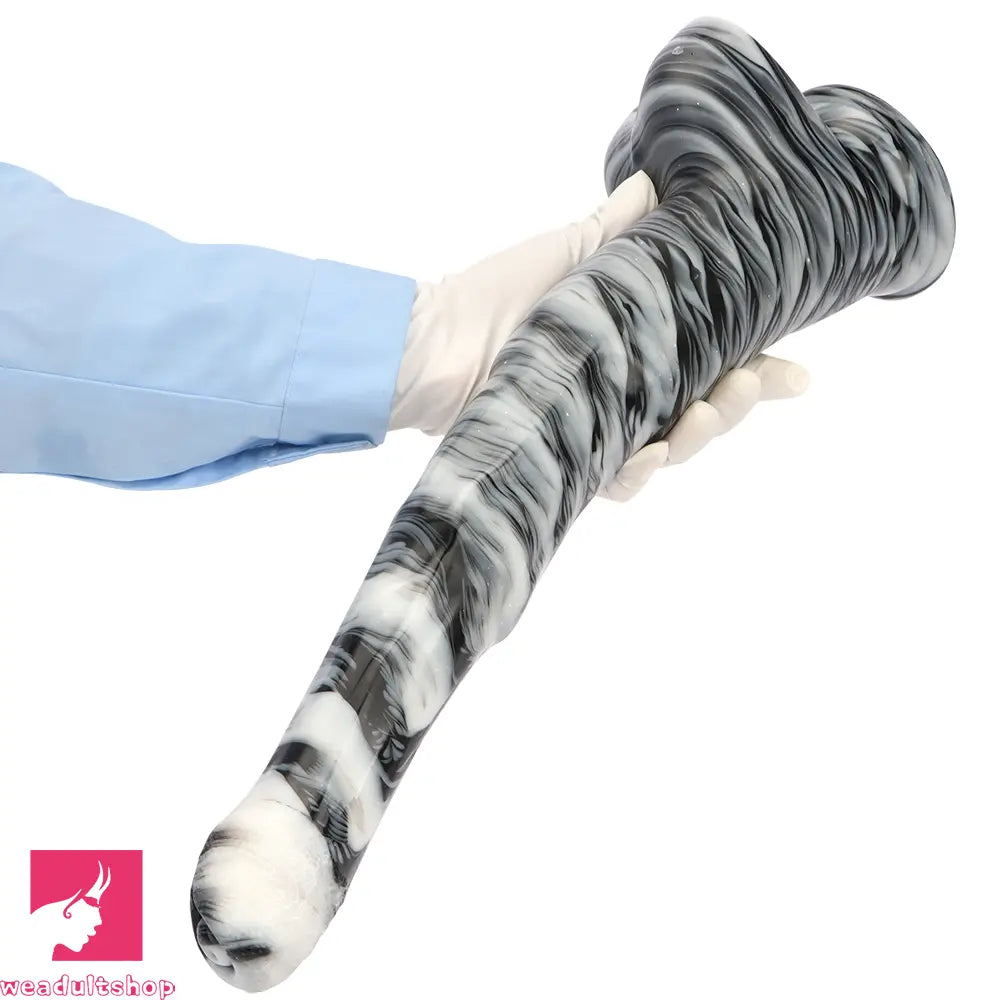18.9in Mixed Color Big Alternative Animal Super Long Horse Cock Dildo