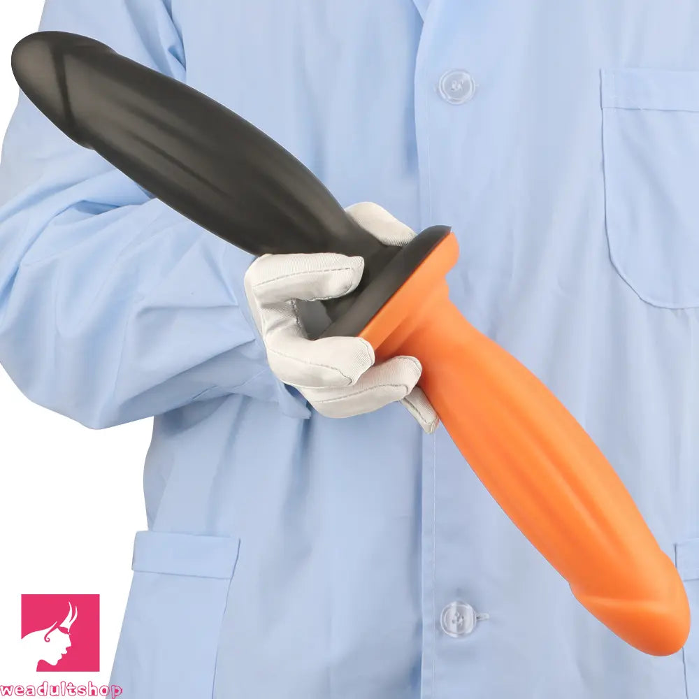 8.85in Eggless Female Masturbator Silicone Soft Dildo For Women Couples