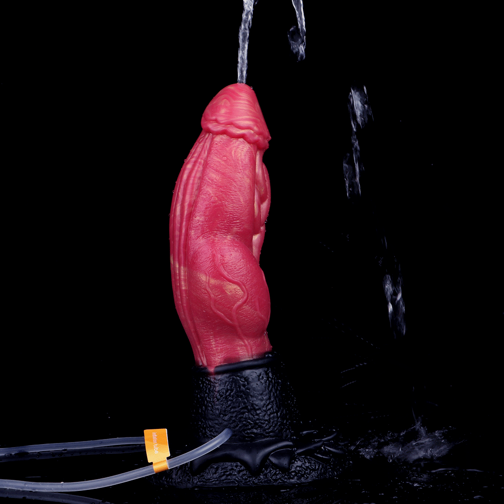 9.84in Cumming Knot Silicone Big Soft Dildo Penis Anal Dildo Sex Cock