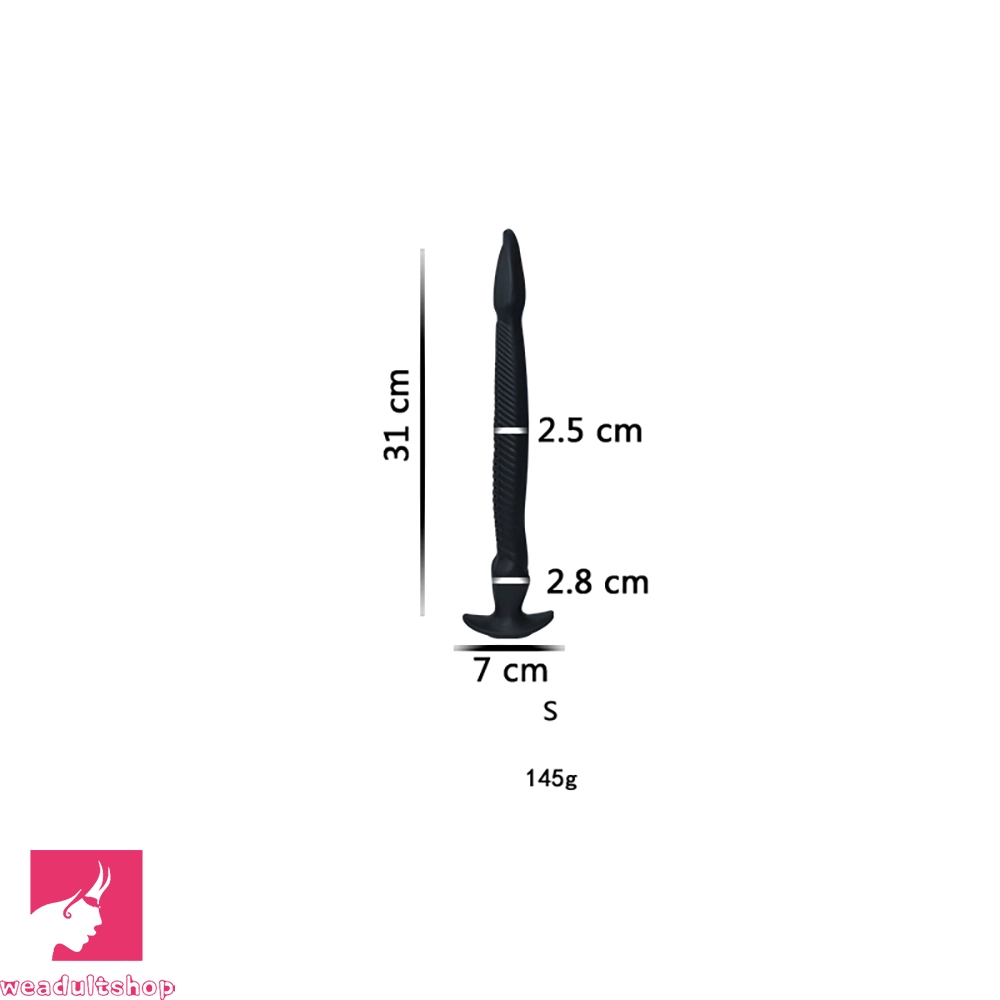 12.2in 15.94in 20.87in Snake Long Huge Animal Luminous Dildo For Prostate