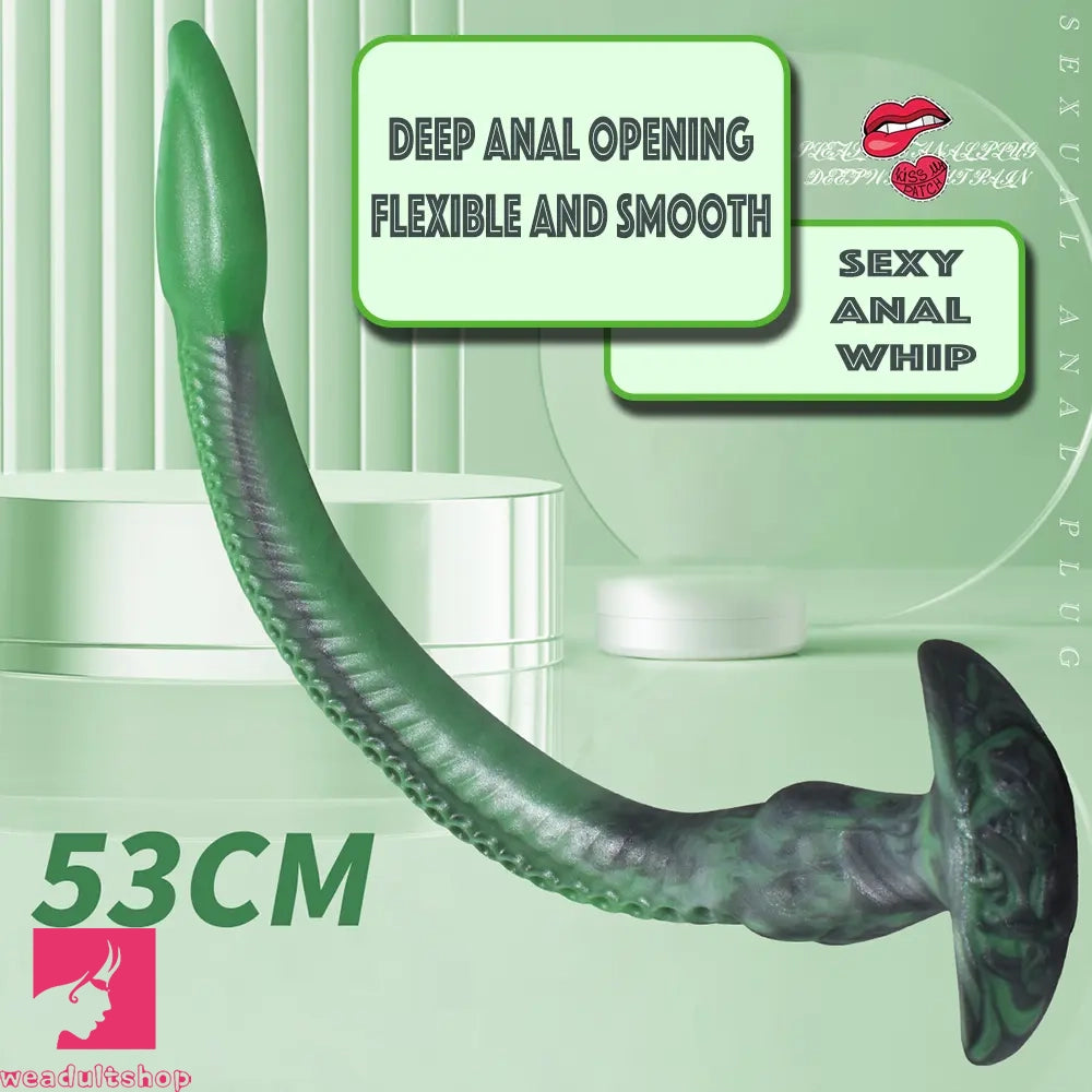 12.2in 15.94in 20.87in Super Long Big Clit Tentacle Silicone Butt Plug Dildo