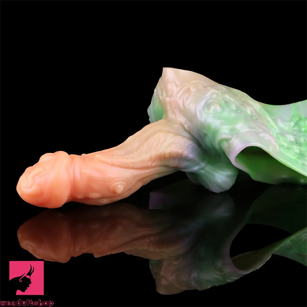 8.26in Monster Fantasy Hollow Dildo Harness Pants Strap on Spiked Dildo