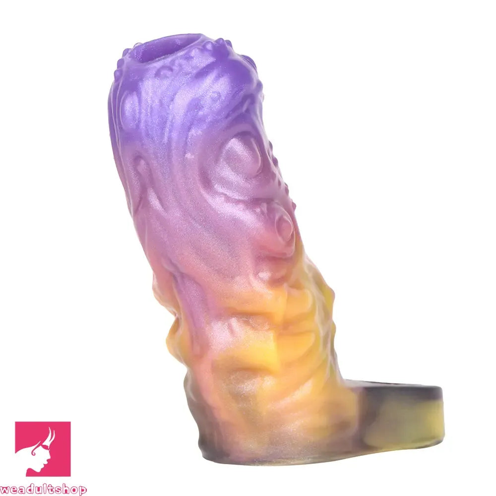 4.84in Grasoth Fantasy Odd Silicone Soft Dildo Sleeve Penis Extender