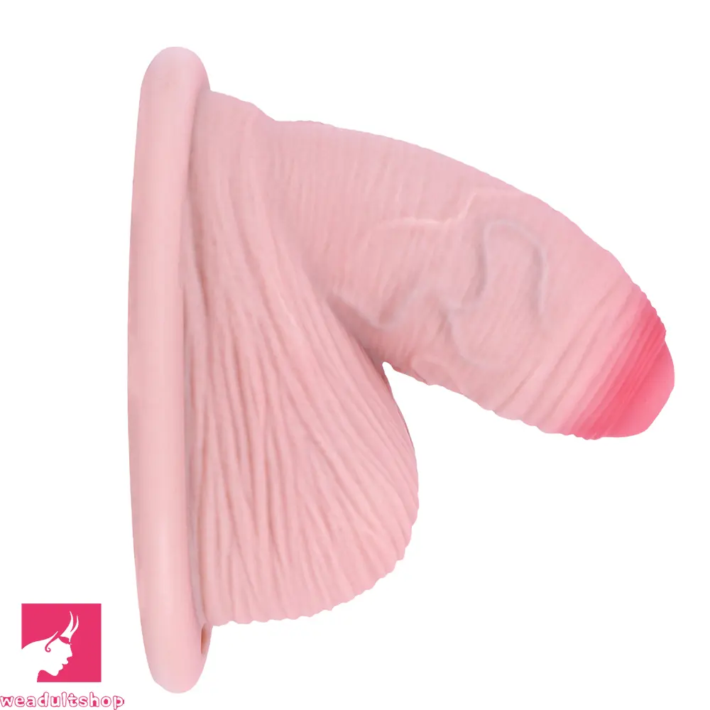 4.57in Real Hollow Chastity Cage Dildo For Women Men Gay Cock Dildo