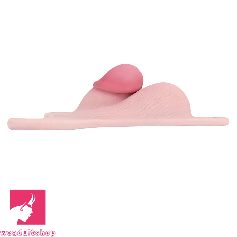 3.34in Real Hollow Chastity Cage Dildo For Prostate Hands-free Using Sex