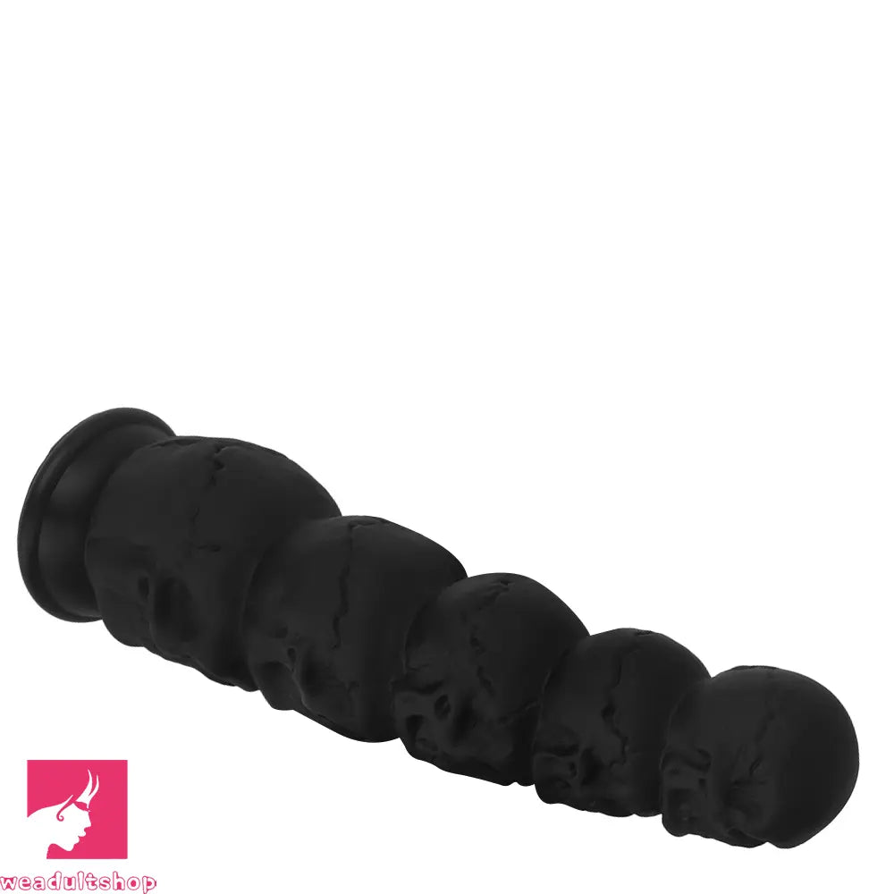 12in Silicone Skull Giant Penis Thick Huge Anal Plug Dildo For Anal Love