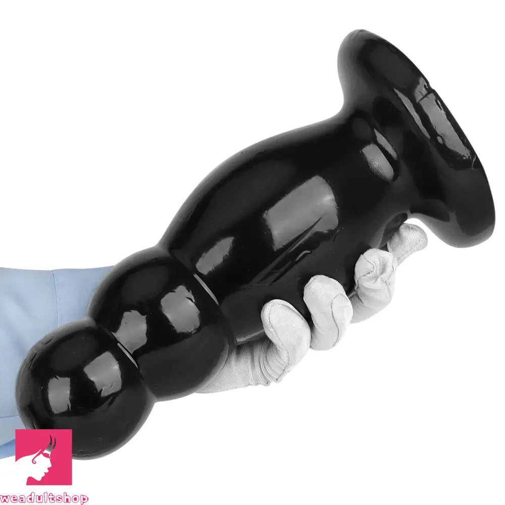 6.7in 10.23in Golden PVC Extra Large Thick Butt Plug Dildo Anal Clit Beads