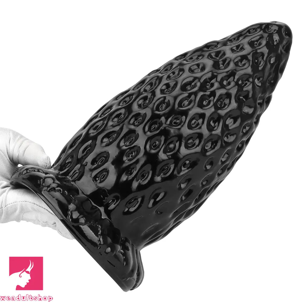 5.9in 8.07in 9.84in Super Thick Strawberry Penis Anal Plug PVC Dildo