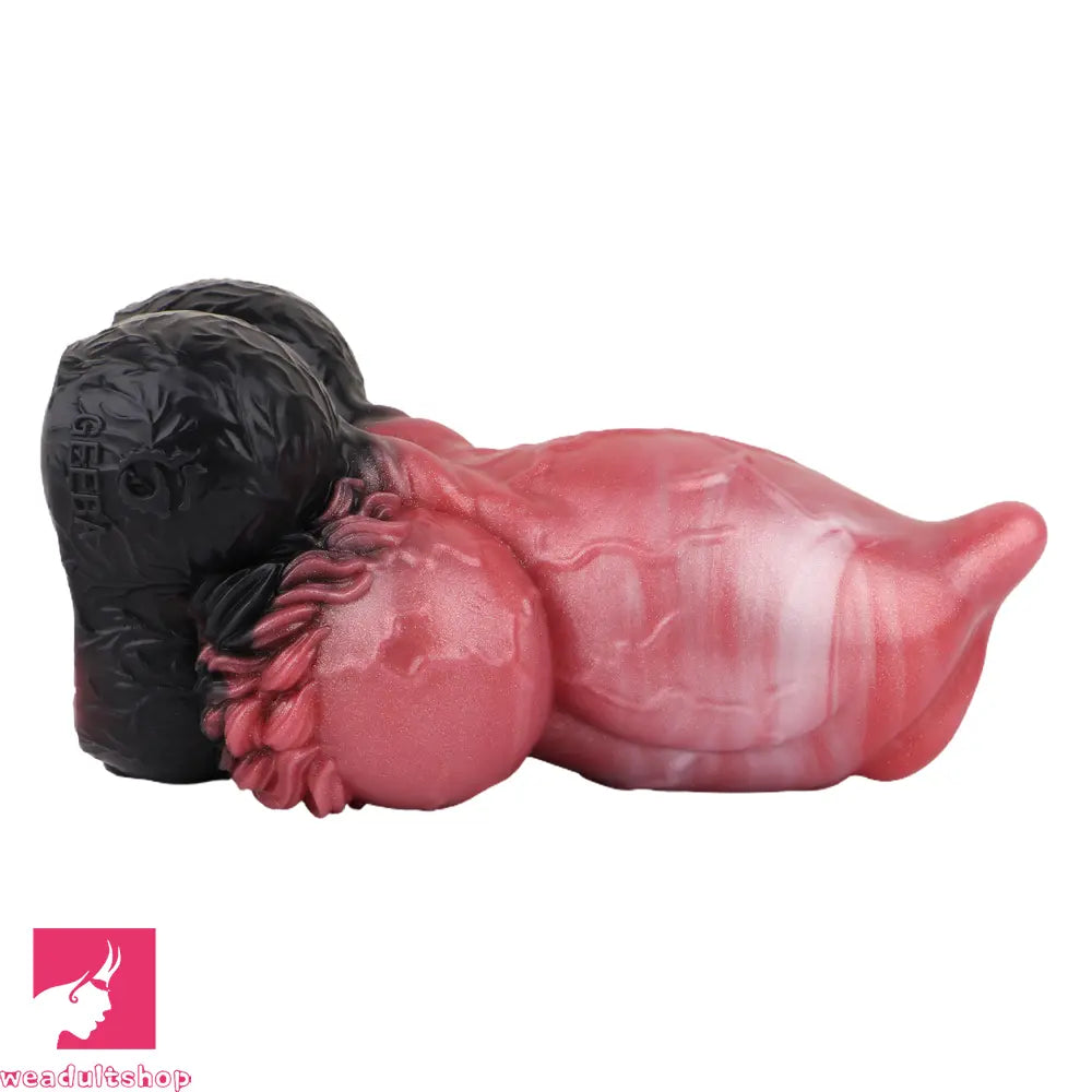 6.88in Dog Knot Dildo Male Masturbator Silicone Soft Fantasy Odd Penis