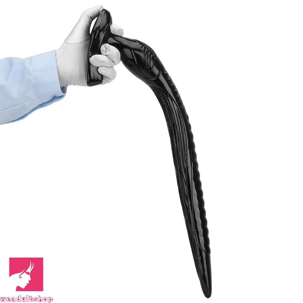 12.2in 16.14in 20.07in Black Super Long Large Out Anal Plug Cock Dildo