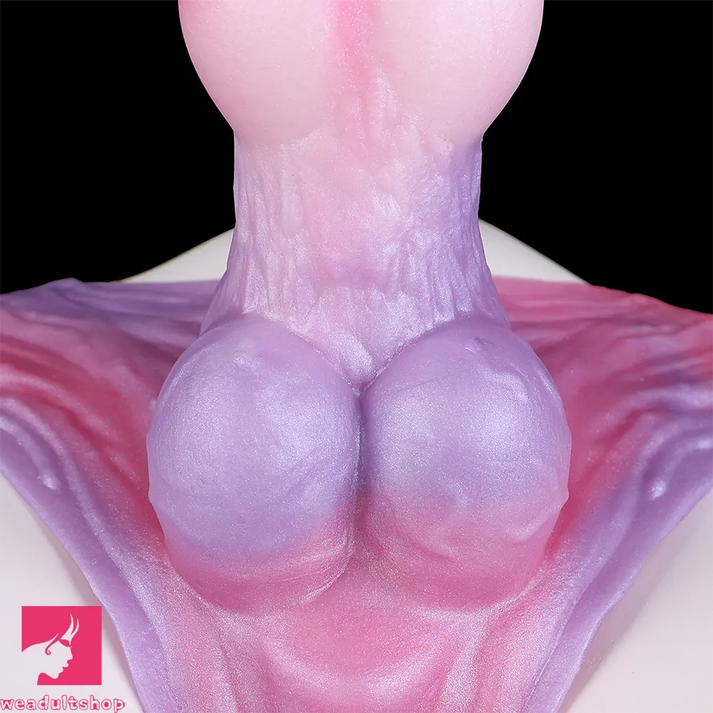 8.81in Knot Dog Silicone Monster Strap on Dildo For Couples Sex Orgasm