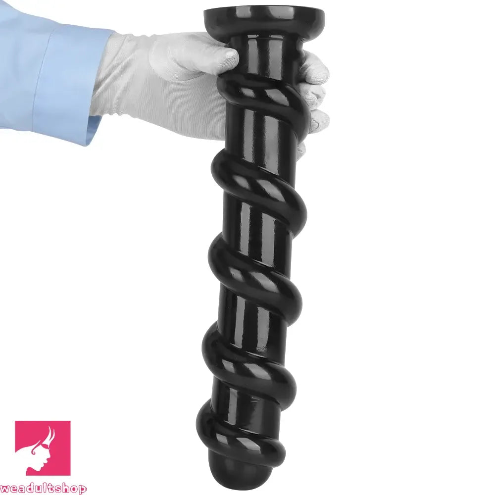 11.02in 13.18in Spiral PVC Big Anal Plug Dildo Adult Sex Toy For Sex Love