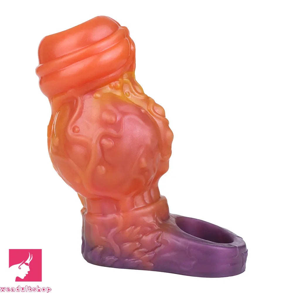 4.4in 5.27in 6.25in Dog Knot Monster Dildo Sleeve For Adult Love Toy