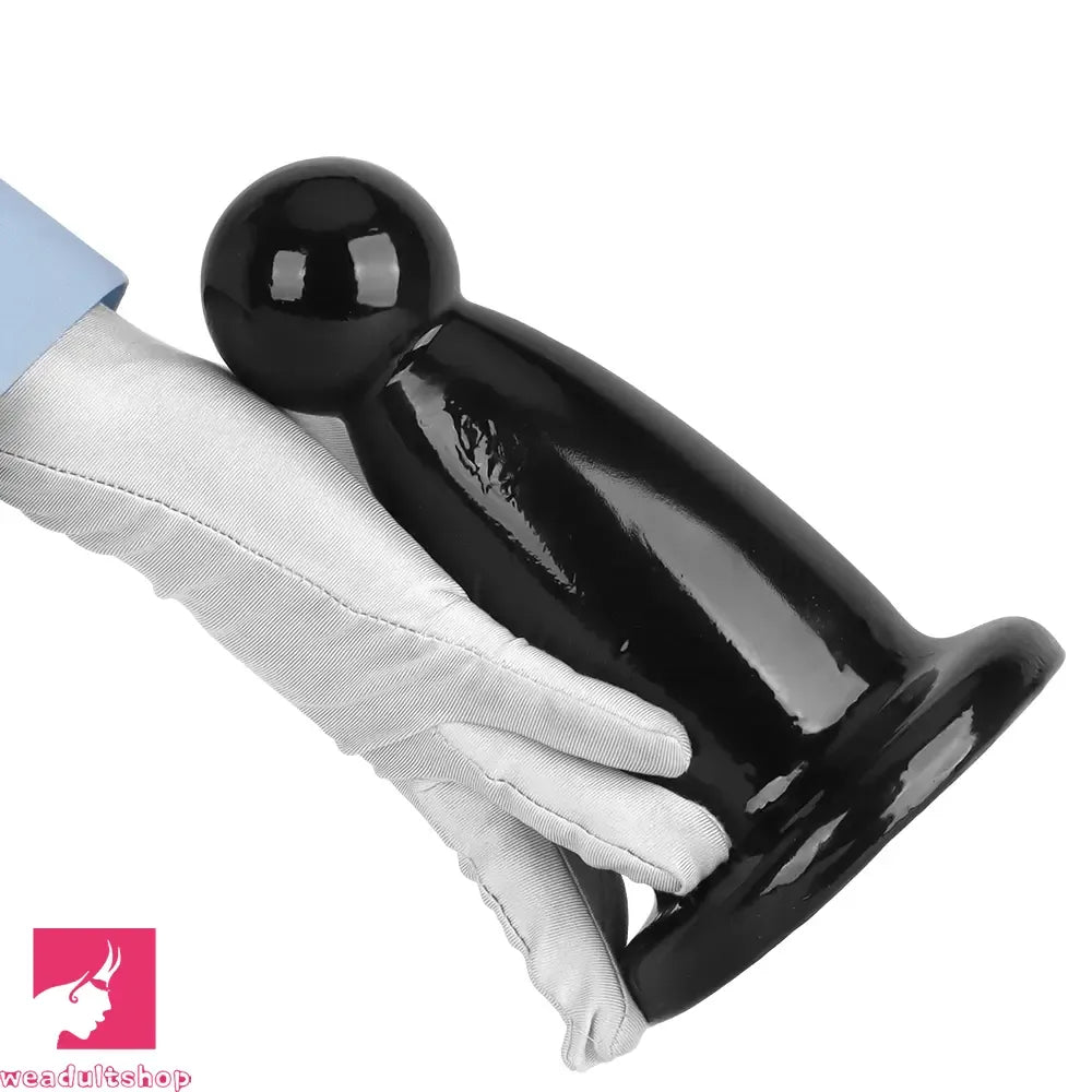 5.7in 7.87in Black PVC Thick Butt Plug Dildo For Women Sexual Adult Cock