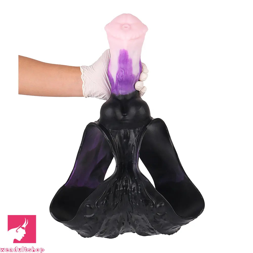 7.99in Silicone Strap on Wearable Hollow Dildo Panty Fantasy Soft Love Toy