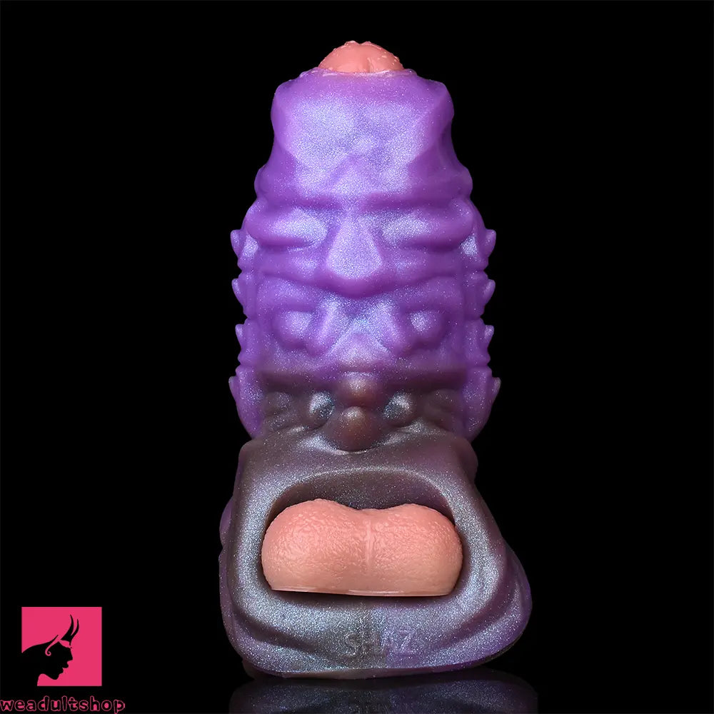 5.27in Dragon Beast Creature Fantasy Hollow Silicone Soft Dildo Sleeve