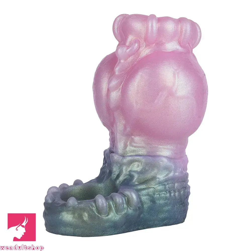 4.17in 4.84in 5.62in Monster Knot Cock Sleeve Dildo Hollow Male Penis