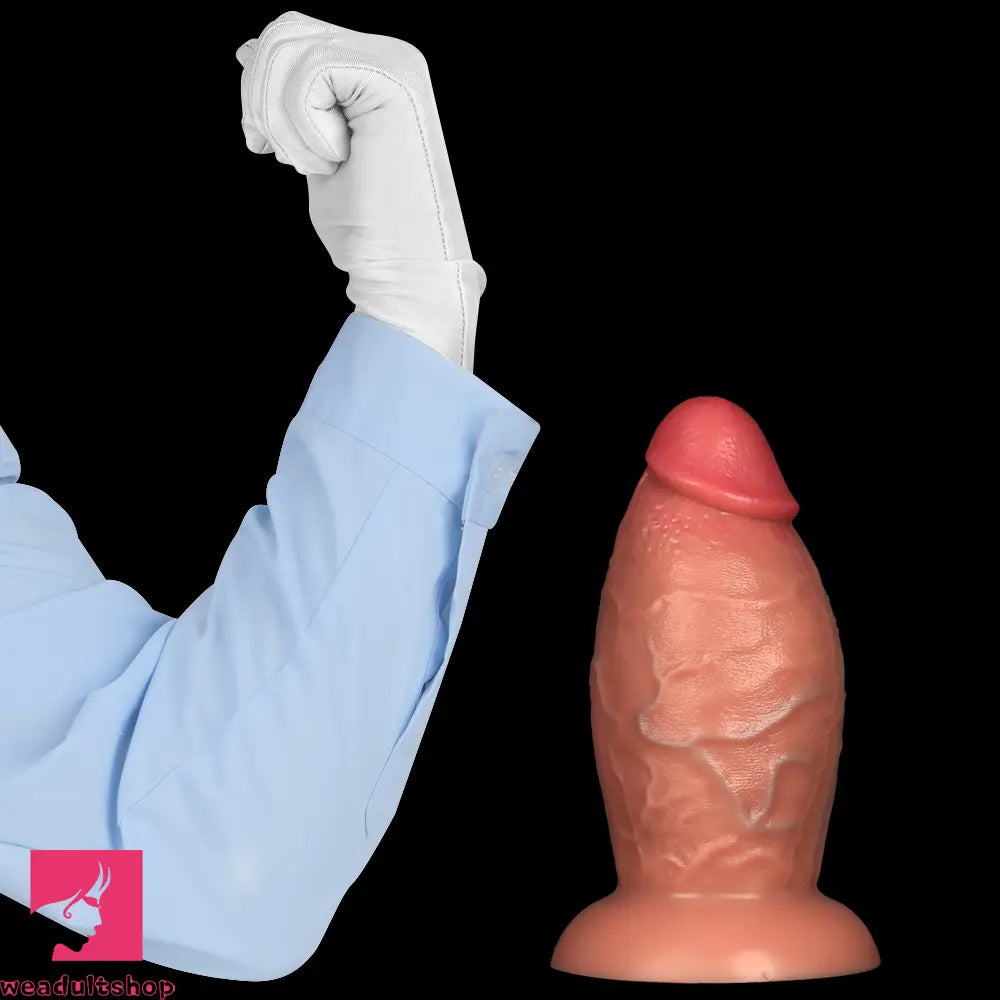 8.85in Liquid Silicone Dual Hardness Super Large Thick Cock Flexible Dildo