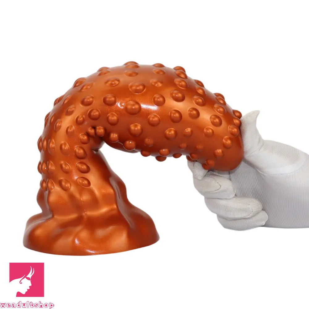 6.29in 8.66in 11.02in Spiked Stripe Silicone Butt Plug Odd Dildo Vagina Dilator