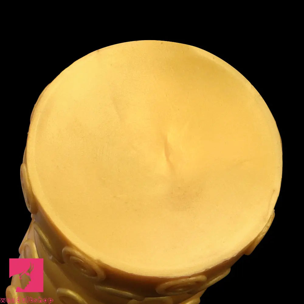 15in Gold Silicone Octopus Legs Extra Large Thick Long Dildo For Women
