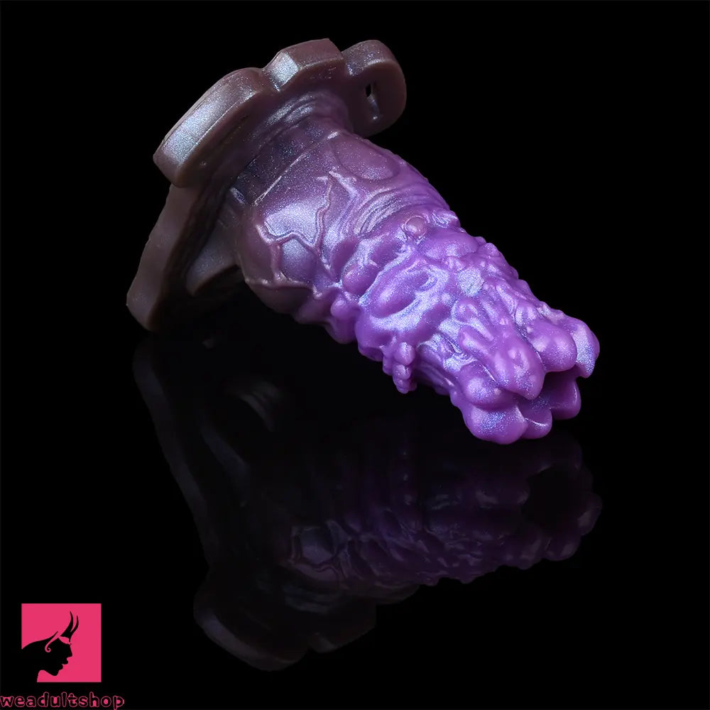 5.55in Dragon Silicone Floppy Beast Creature Fantasy Hollow Dildo Sleeve