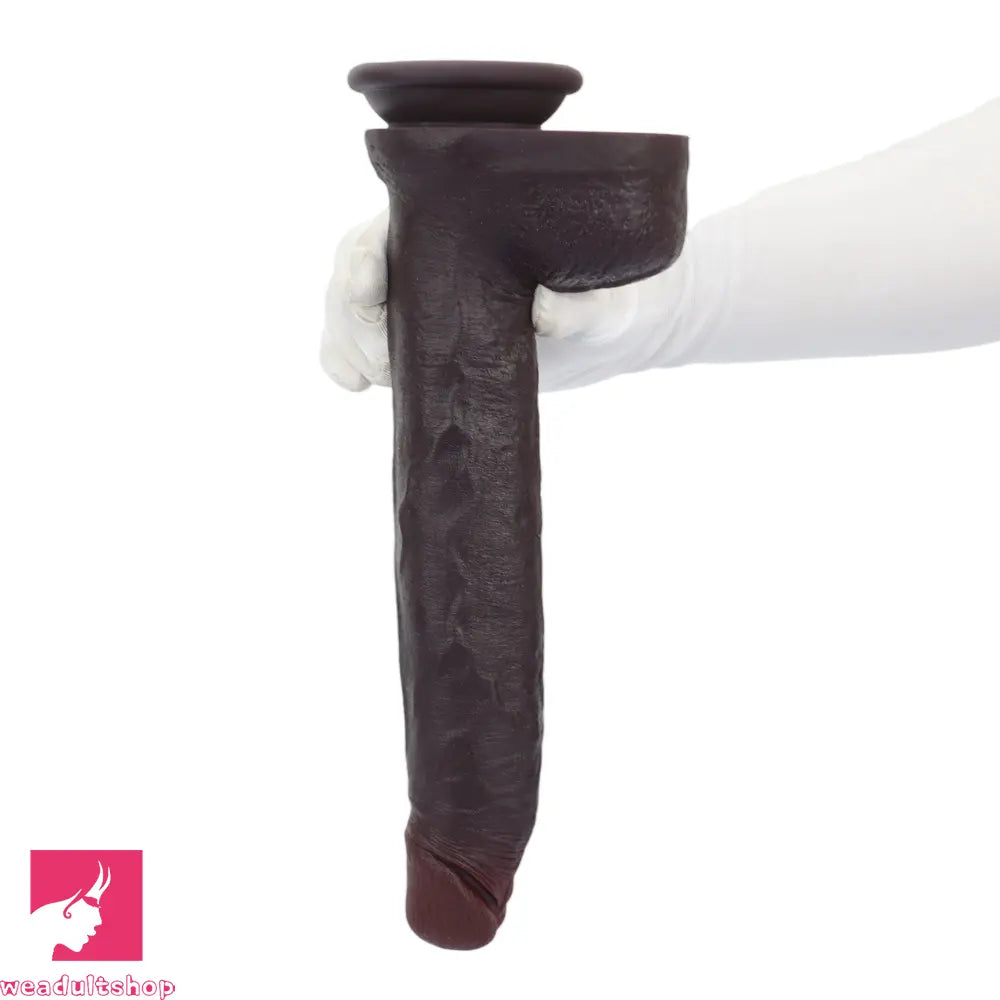 11.02in Soft Silicone Big Dildo Lifelike Cock Adult Sex Toy Adult And Games
