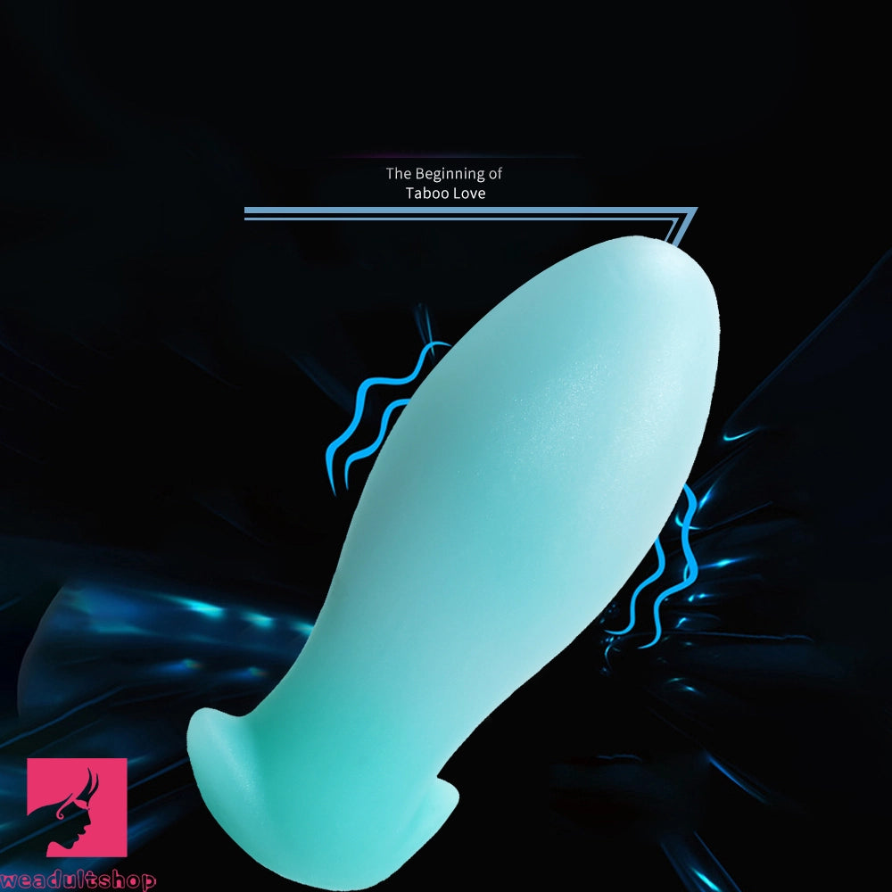 4.52in-8.66in Luminous Soft Luminous Glowing Dildo Prostate Anal Plug