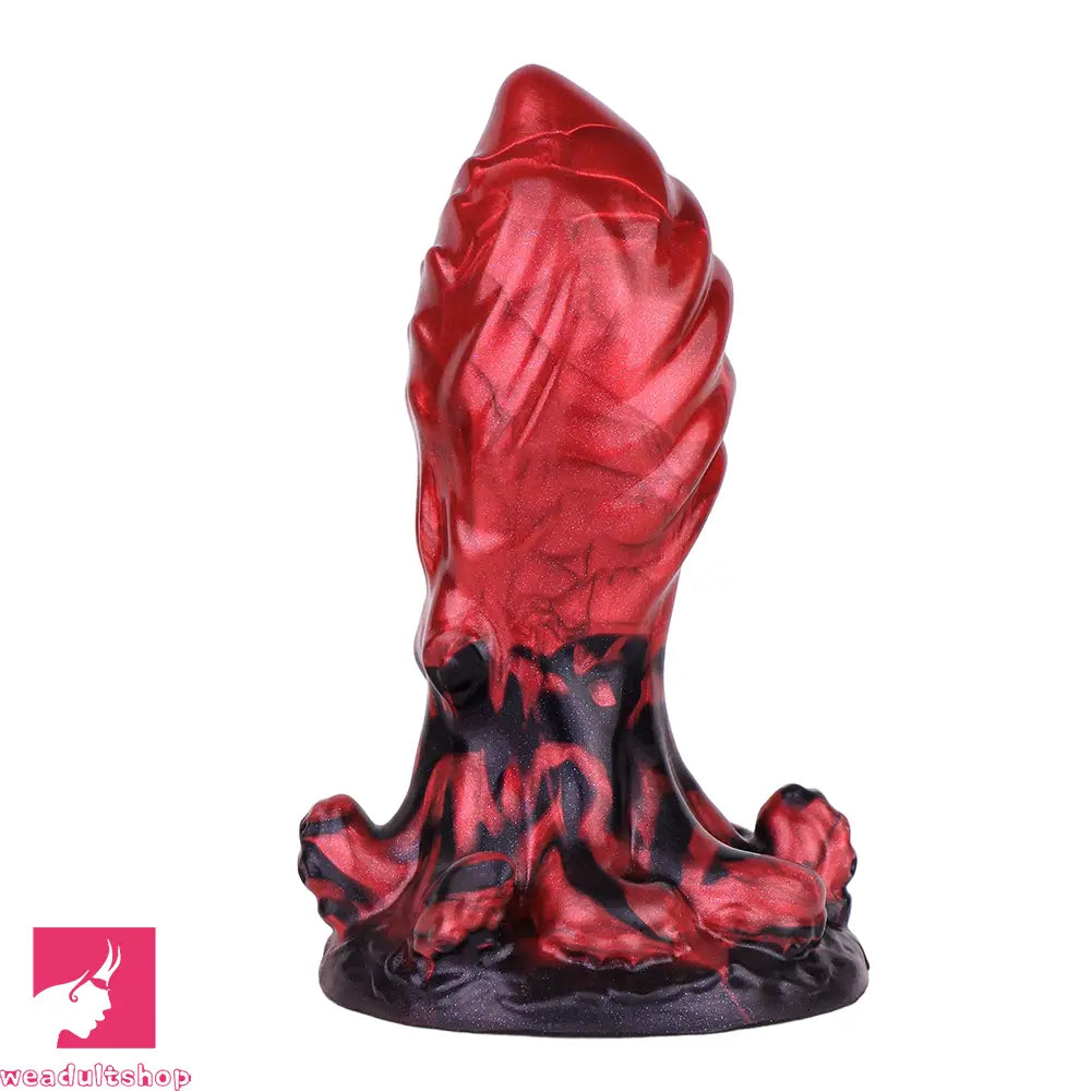 5.83in Monster Fantasy Silicone Soft Dildo Male Masturbator Anal Plug