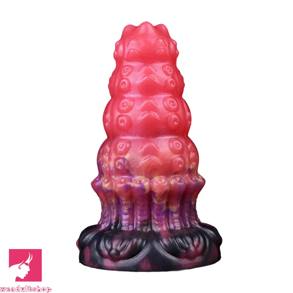 5.83in Fantasy Odd Silicone Soft Cock Dildo Hands-Free Clit Stimulator