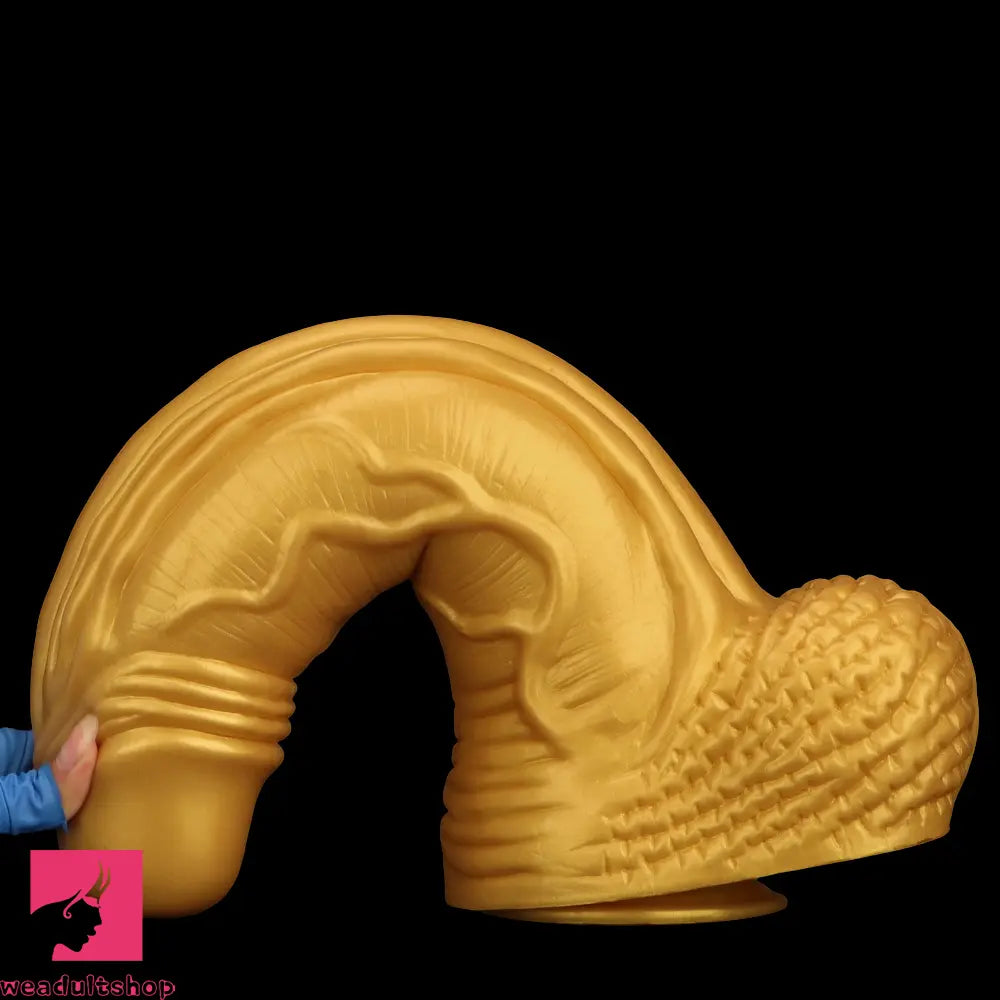 15.35in Huge Thick Silicone Soft Dildo Realistic Design For G-Spot Love
